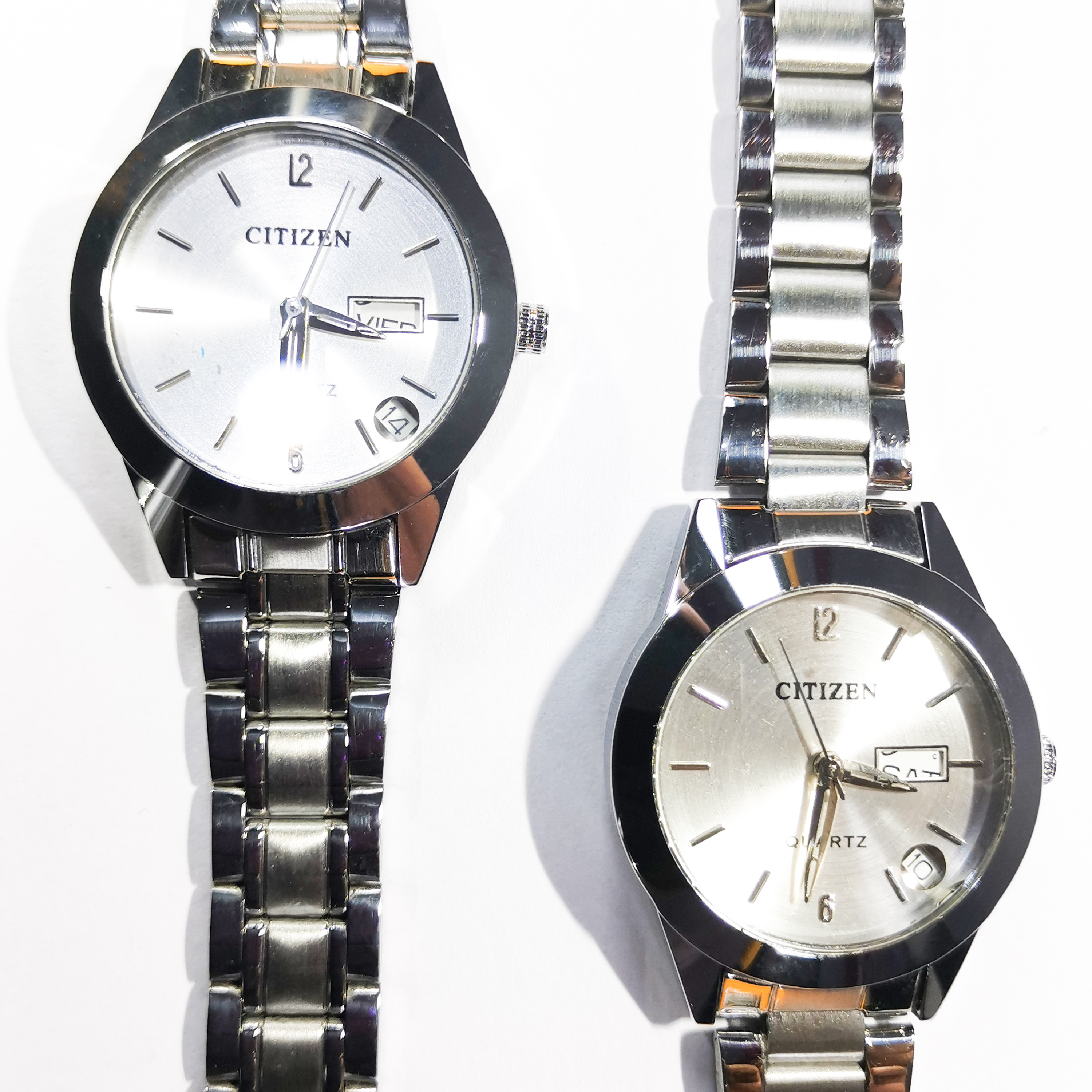CITIZEN LADIES WATCH SILVER WITH DAY METER SL - SD - M