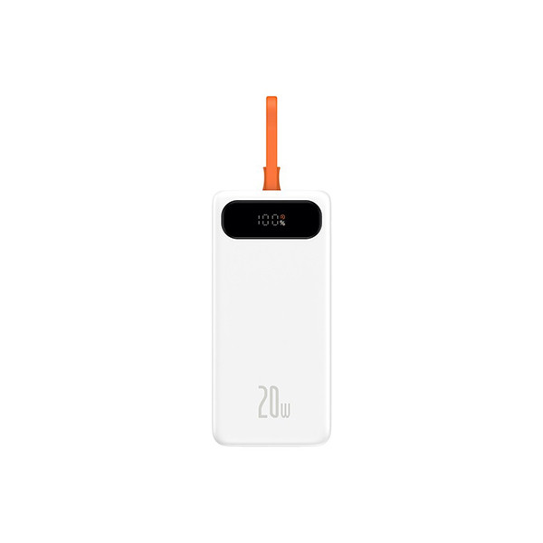 Baseus Block Digital Display 20W Quick Charging 10000mAh Power Bank with Lightning Cable