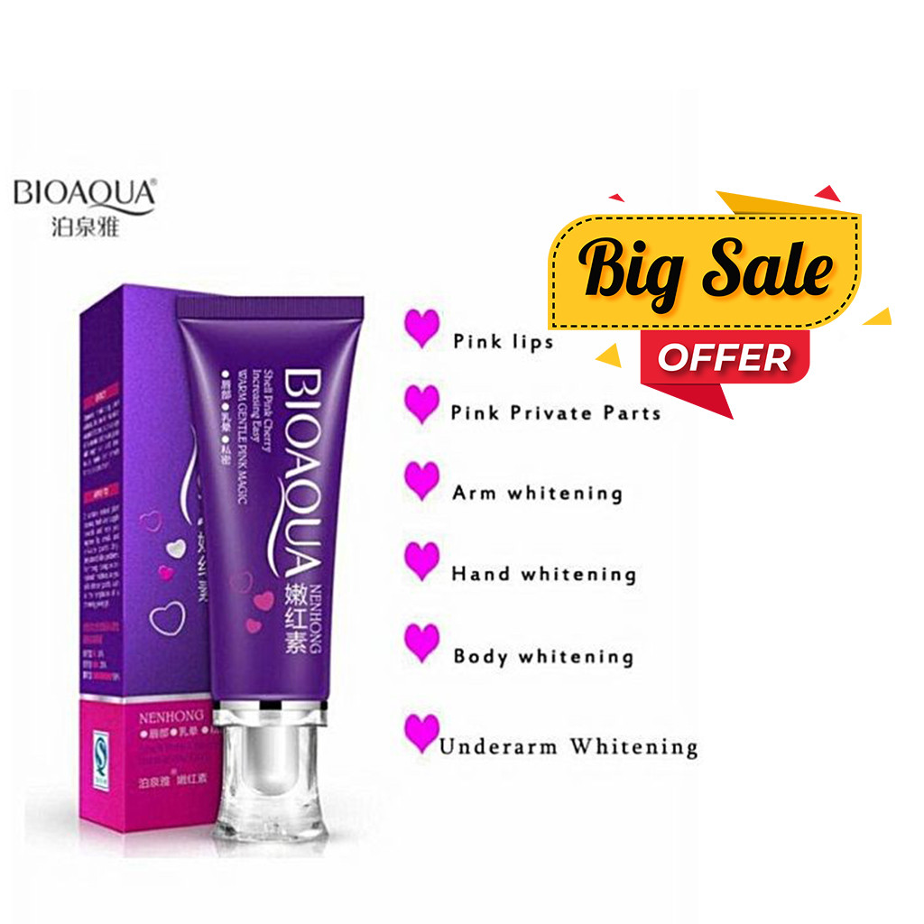 Bio Aqua Pink Cherry Private Part Whitening Cream