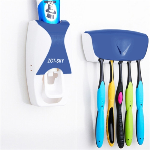 Automatic Toothpaste Squeezing Device & Toothbrush Holder