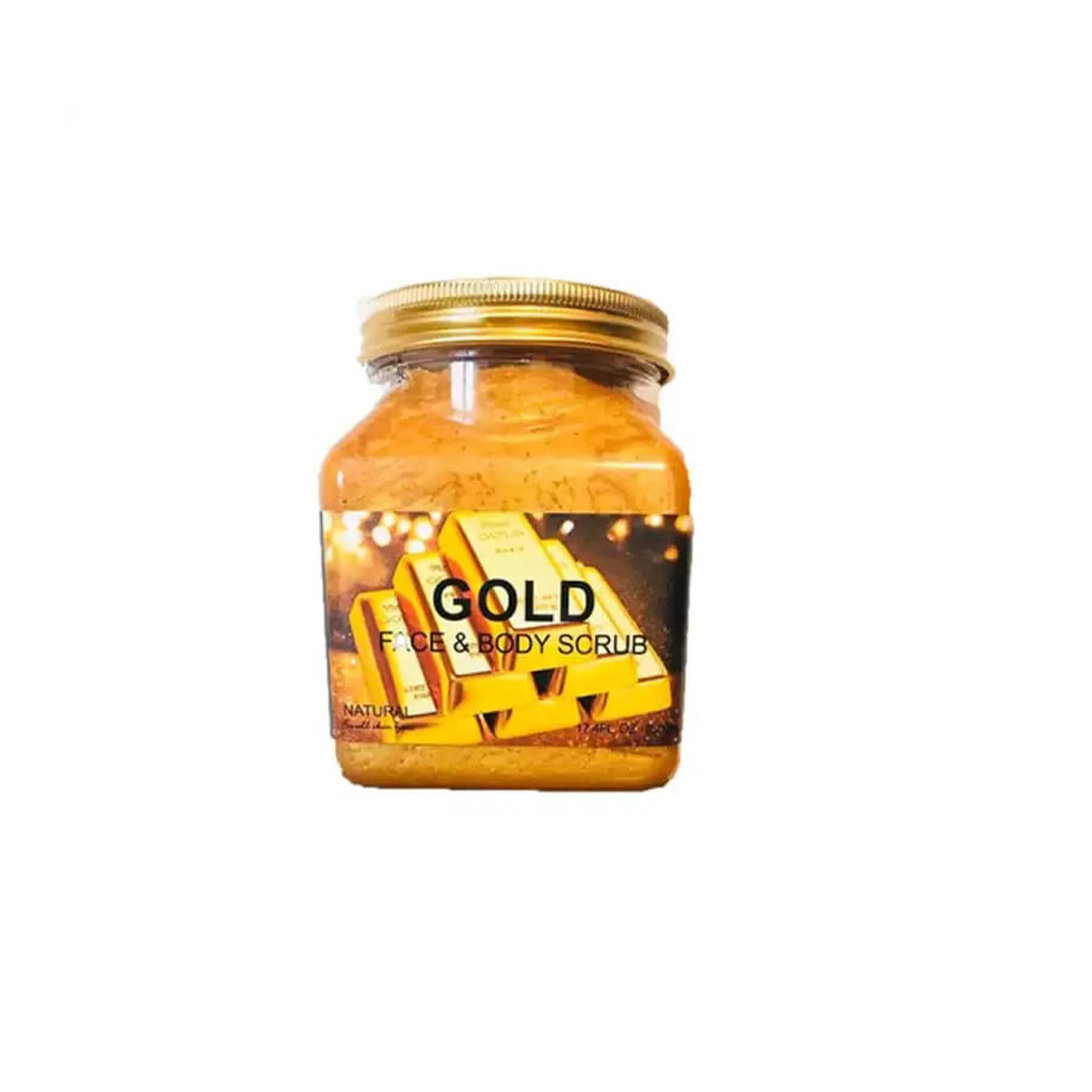 Natural Scrub For Face and Body Gold face and Body Scrub
