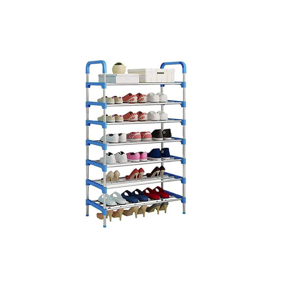 Stainless Steel foldable Shoe Rack 7 Layer