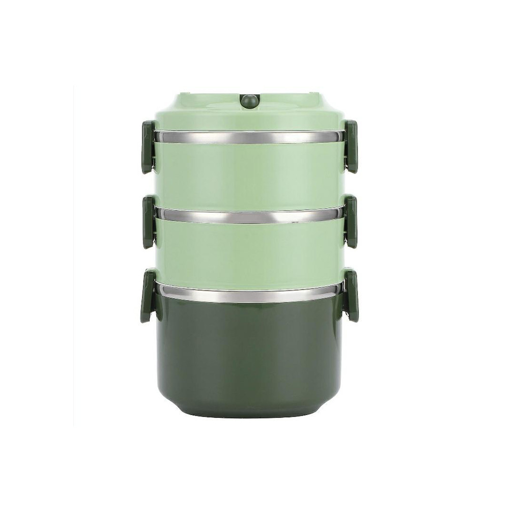 Stainless Steel Lunch Box Three Layer