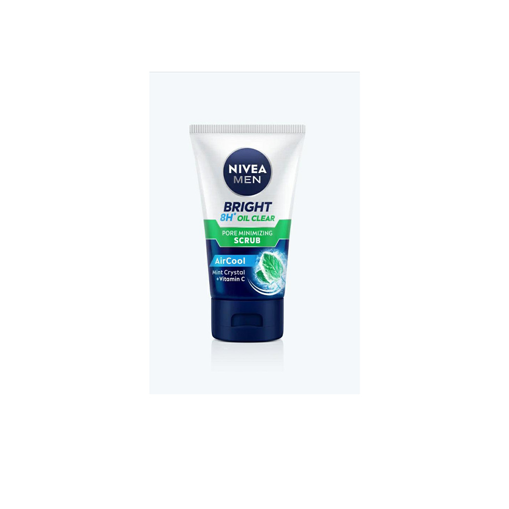 Nivea Men Bright Oll Clear Scrub-100g
