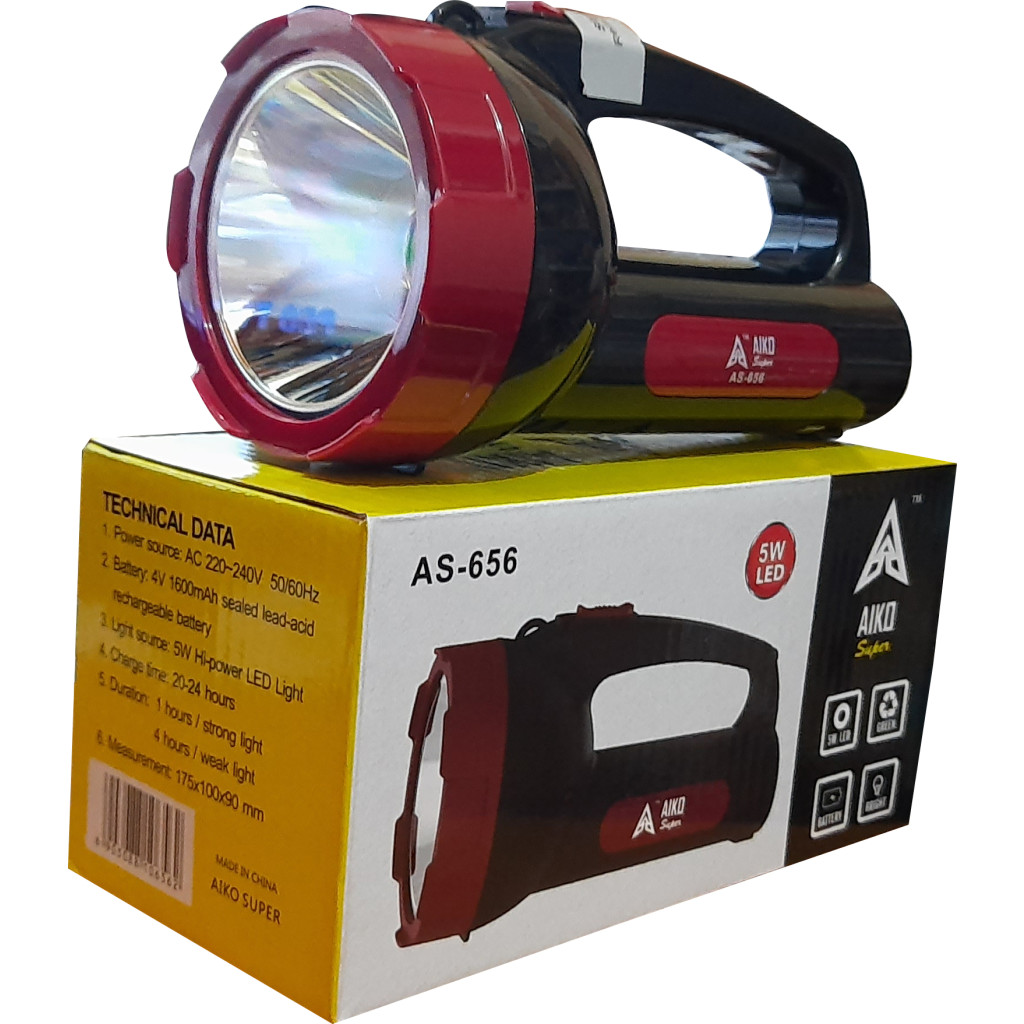 AIKO SUPER Rechargeable Torch Light AS-656