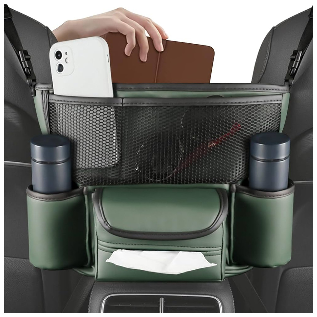 Car center console armrest storage bag